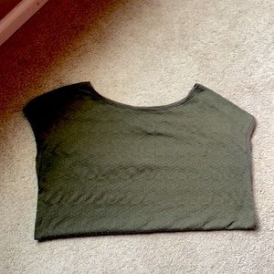 Dark green top size XS